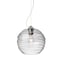 Besa Lighting Wave 10 Cord Pendant, Clear, Satin Nickel Finish, 1x60W Incandescent 1KX-462761-SN - alternate 1